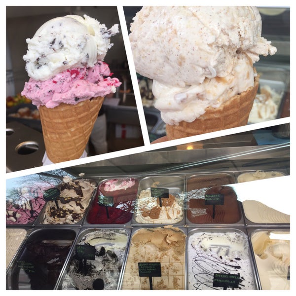 Excellent ice-cream. Apple pie and cookies flavors were amaizing. The waffle was 😋. Straciatella flavour superb. You won’t go wrong with any flavor. A little bit expensive than other ice cream shops.