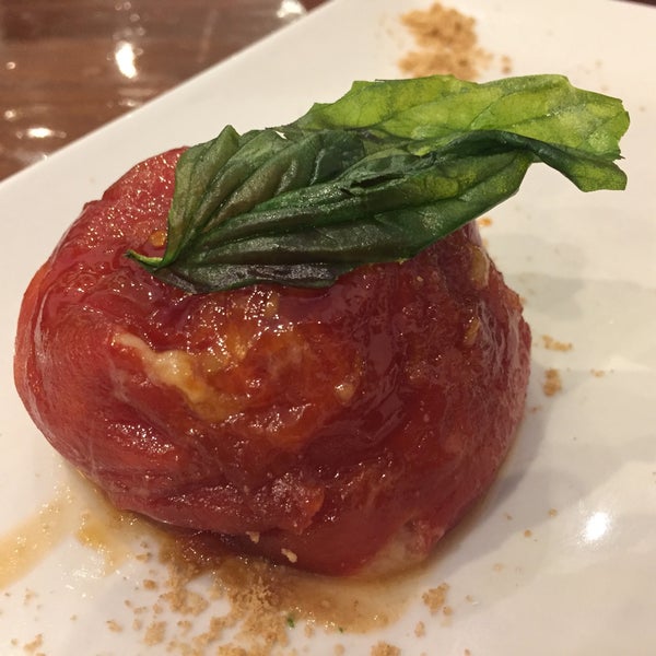Origen tomato is incredible. Soft and sweet outside and savory and warm inside. Perfect balance, it is a must
