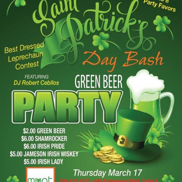 Saint Patrick's Day BashGreen Beer Party