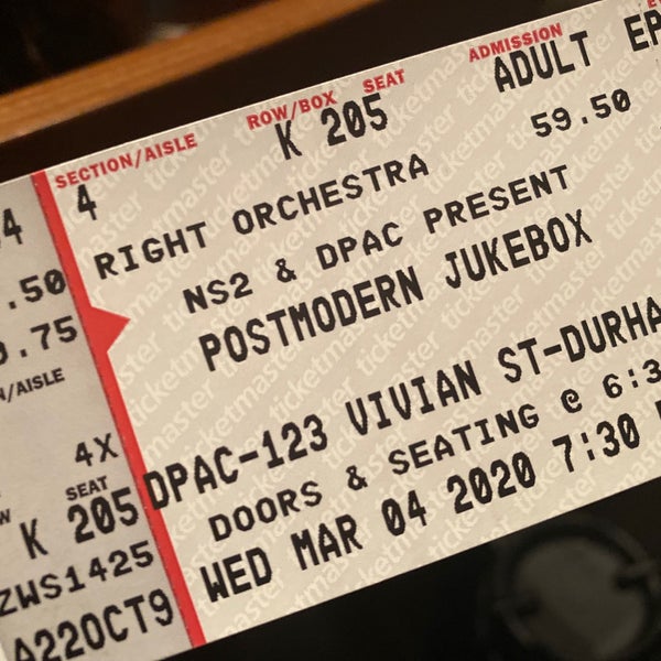 Photo taken at Durham Performing Arts Center (DPAC) by Michael M. on 3/5/2020