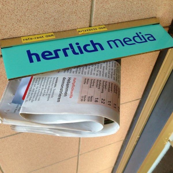 Photo taken at Herrlich Media by Fynn K. on 3/10/2014