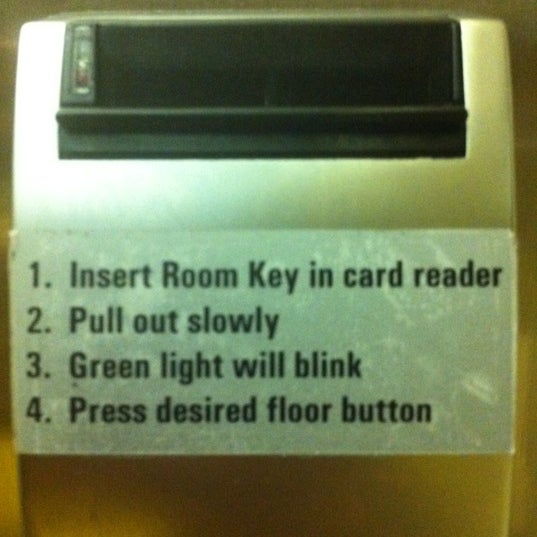 Must have key to get in the elevator. Trick old people to let you up! ;)
