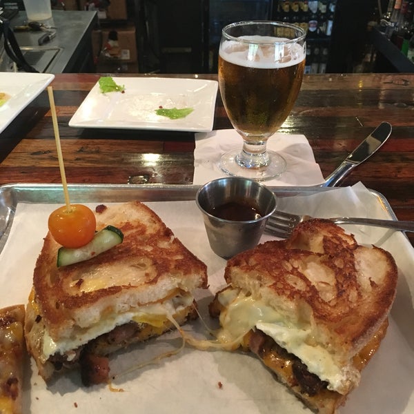 The Cattlemen's: Grilled cheese with smoky brisket!
