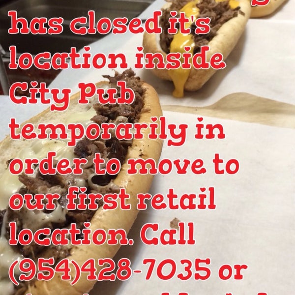 Direct From Philly is not open inside City Pub any more. Stay tuned for our first independent location coming soon.