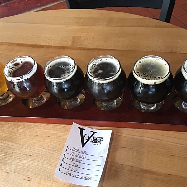 Photo taken at 13 Virtues Brewing Co. by Greg W. on 3/12/2017