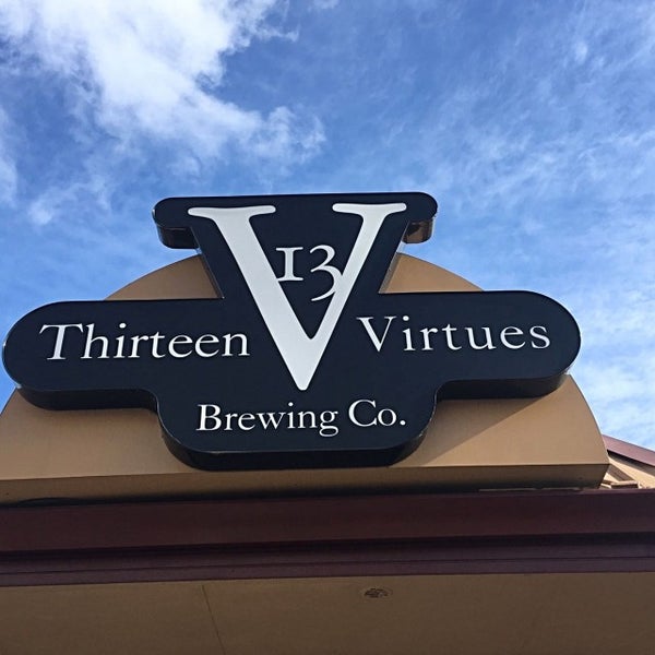 Photo taken at 13 Virtues Brewing Co. by Greg W. on 3/12/2017