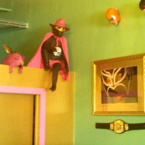 3/11/2014에 Jochim K.님이 Santos Lucha Libra Taco Shop에서 찍은 사진