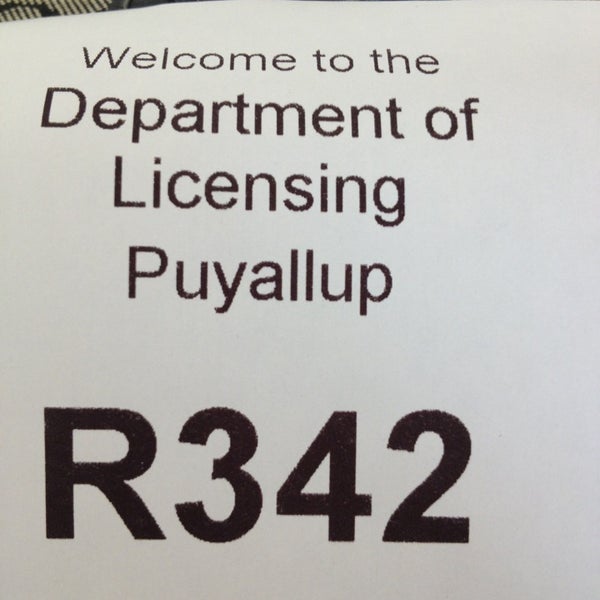 Department of Licensing Puyallup, WA