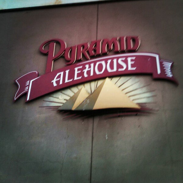 Photo taken at Pyramid Brewery &amp; Alehouse by Jason T. on 2/22/2013