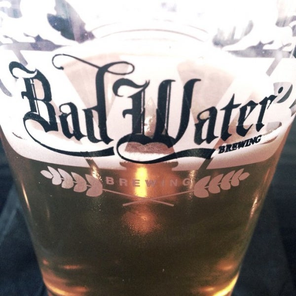 Photo taken at Bad Water Brewing by Courtney C. on 9/27/2014