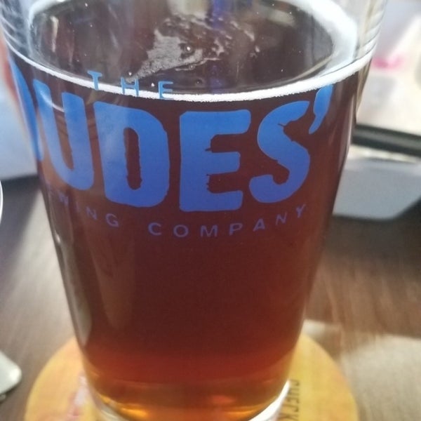 Photo taken at The Dudes&#39; Brewing Company by Romi D. on 3/16/2019
