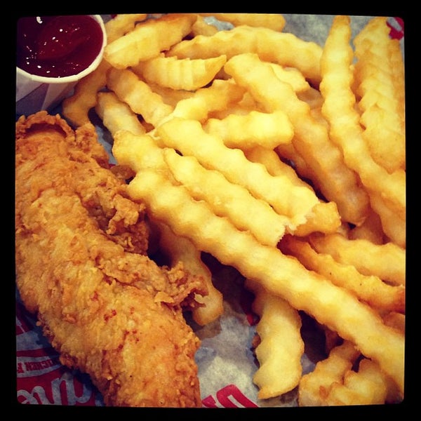 Photo taken at Raising Cane&#39;s Chicken Fingers by Chris S. on 3/15/2013