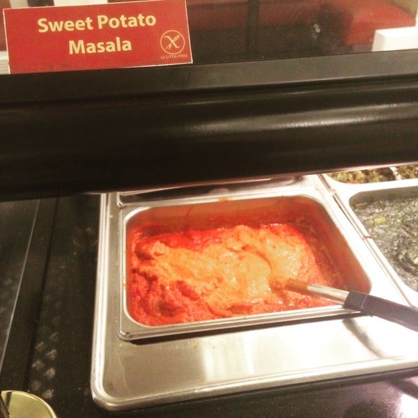 The sweet potato masala is the best!