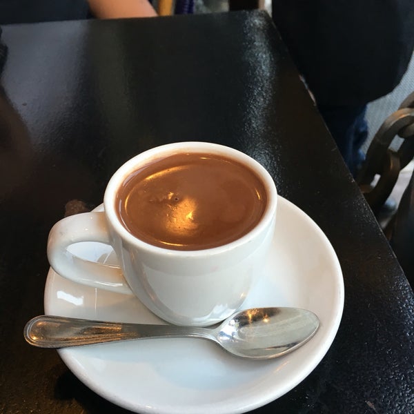 The hot chocolate was good but not amazing