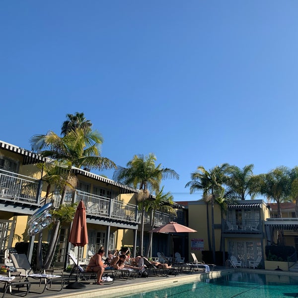 Photo taken at The Lafayette Hotel, Swim Club &amp; Bungalows by Chris J. on 2/9/2020