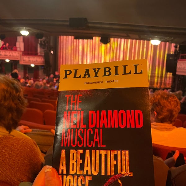 Photo taken at Broadhurst Theatre by Yue P. on 11/30/2022