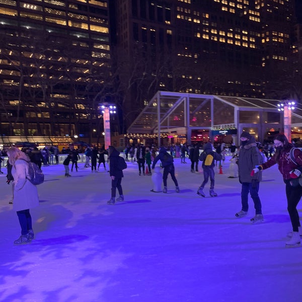 Photo taken at Bank of America Winter Village at Bryant Park by Yue P. on 2/11/2022