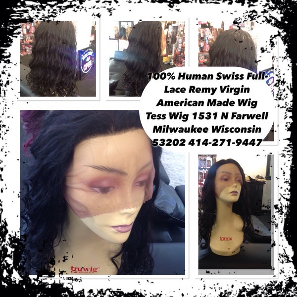 Human Virgin Swiss Full-Lace American Made  special price for Tax Season 2016 Tess wig hair 1531 N Farwell milwaukee Wisconsin 53202 USA