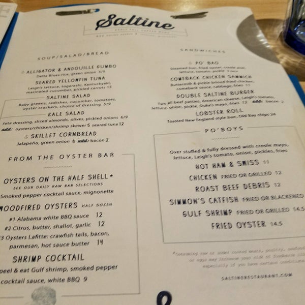 Photo taken at Saltine Restaurant by Katie F. on 12/28/2016