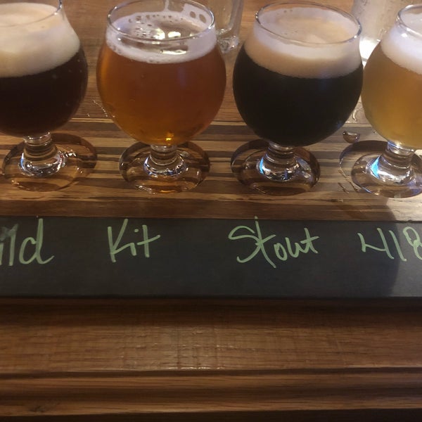 Photo taken at The Lone Buffalo by Tangled Roots Brewing Company by Meghan on 9/2/2018