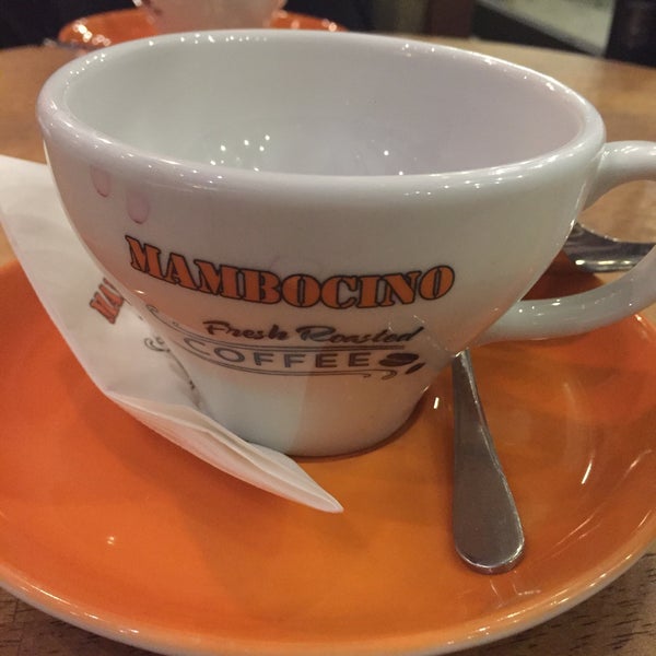 Photo taken at Mambocino Coffee by Ceren A. on 12/17/2015