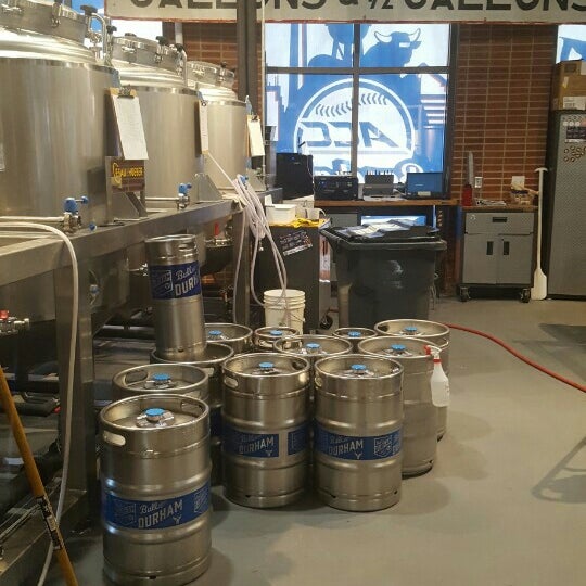 Photo taken at Bull Durham Beer Company by Matthew F. on 5/24/2016