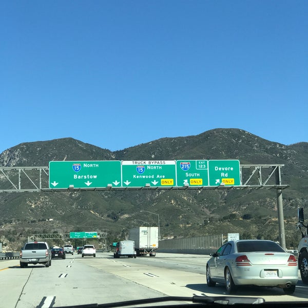 Directions To The 215 Freeway I-15 / I-215 Interchange - Intersection