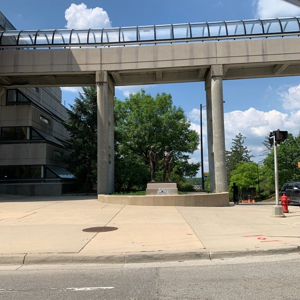 Naked People Statue Outdoor Sculpture in Central Ann Arbor