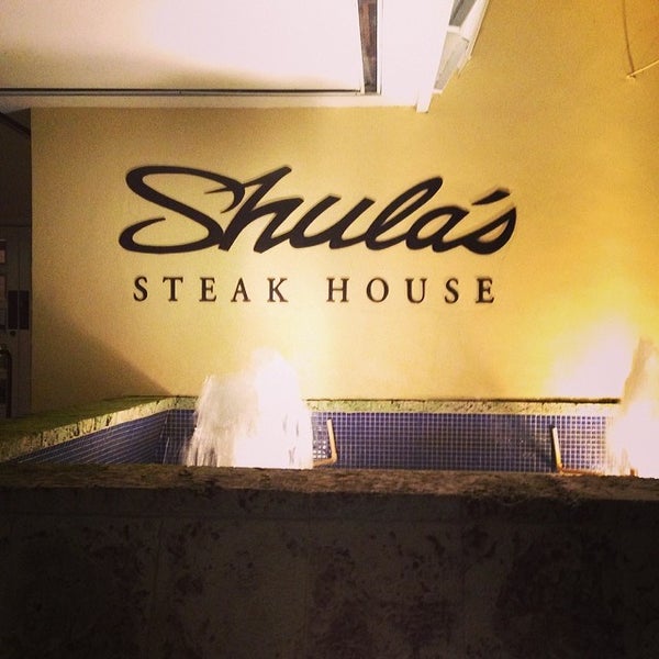 Photo taken at Shula&#39;s Original Steak House by Travis T. on 2/16/2014