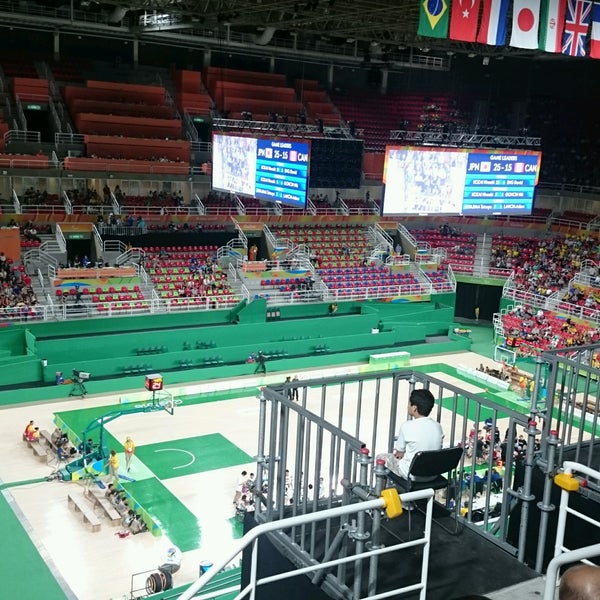 9/12/2016 tarihinde Jéssica G.ziyaretçi tarafından Arena Olímpica do Rio'de çekilen fotoğraf