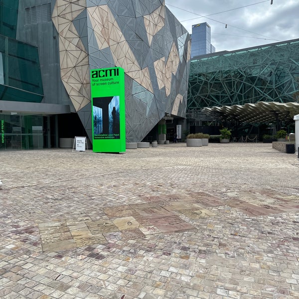 Photo taken at Federation Square by Andras B. on 2/22/2024