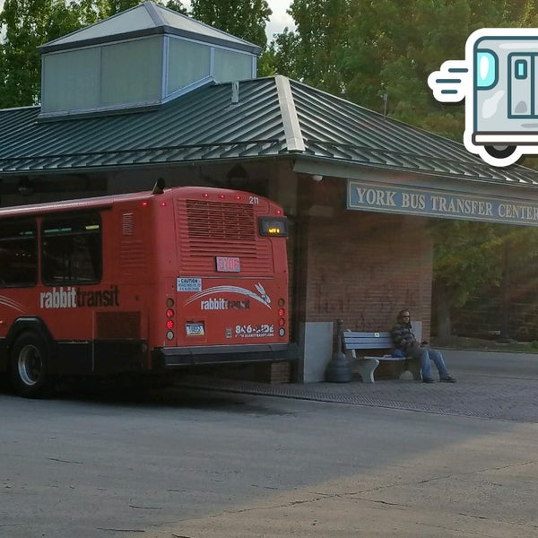 Rabbit Transit Transfer Center Bus Station in Downtown York