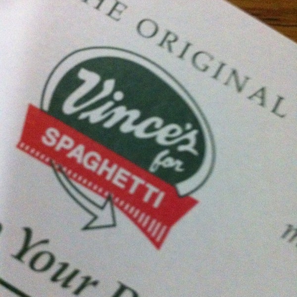 7/5/2013 tarihinde Jim M.ziyaretçi tarafından Vince&#39;s Spaghetti'de çekilen fotoğraf