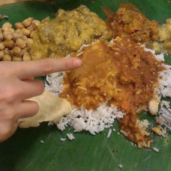 Nice indian food. The banana leaf rice costs RM6.