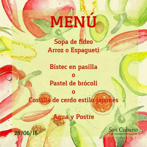 Снимок сделан в Son Cubano Café Gourmet &amp; Restaurante пользователем Ricardo 6/29/2016