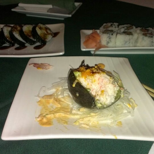 Photo taken at Geisha Steak &amp; Sushi by Kara P. on 3/22/2014