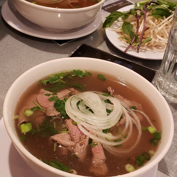 You have to try the filet mignon pho.
