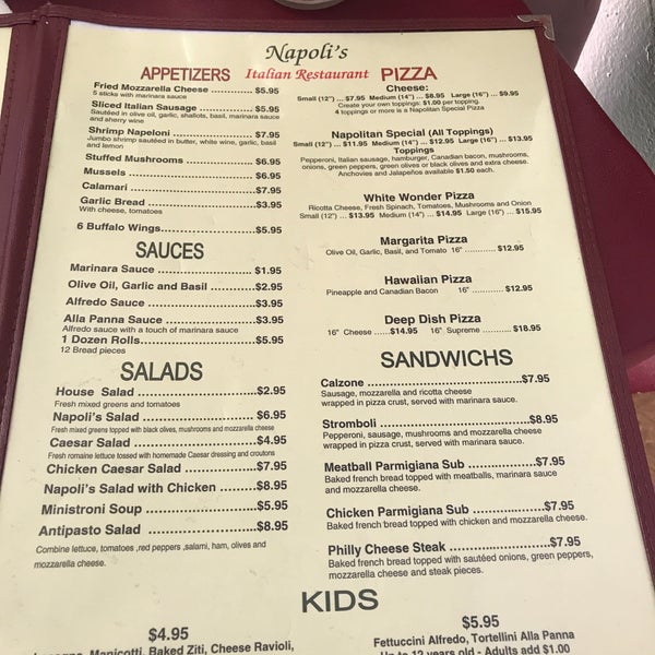 Napolis Italian Restaurant - Italian Restaurant