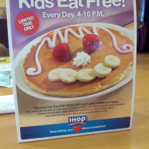 IHOP® Menu - Kids Menu 12 And Under