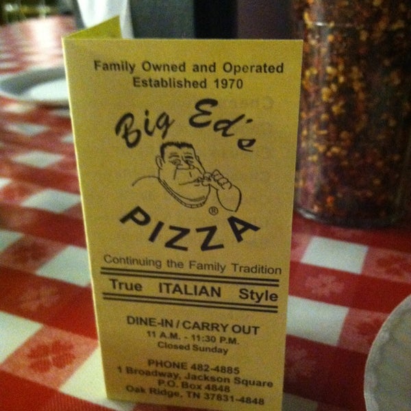 Photo taken at Big Ed&#39;s Pizza by Elizabeth C. on 1/31/2013