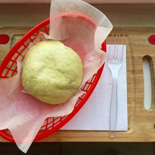 Try the Tokyo Waku Waku Bun - Curry potatoes and chickpeas. It's a delicious steam bun-samosa hybrid.