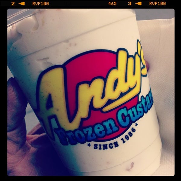 Photo taken at Andy&#39;s Frozen Custard by Lawson H. on 12/5/2012