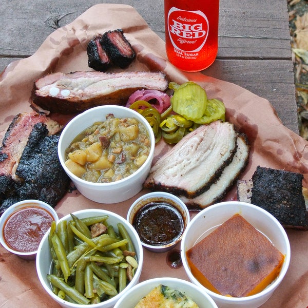 Brisket, ribs, turkey and burnt ends are impeccable. Every one of the sides too. Don't skip the carrot souffle!