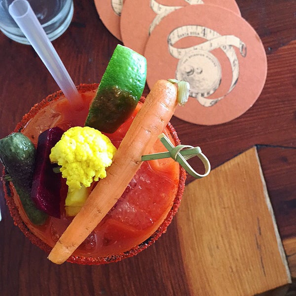 Try the kimchi Bloody Mary and deviled eggs for brunch.