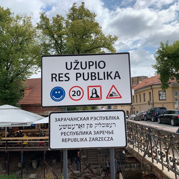 Foto tomada en Užupio tiltas | Užupis bridge  por Jenny G. el 8/4/2019