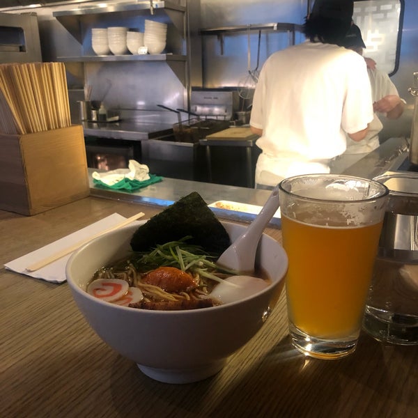 tried the pork ramen the tsukemen was sold out. I have to say it was the least flavorful ramen I have ever had, three bites, finished my beer and left. Great marketing, zero substance.