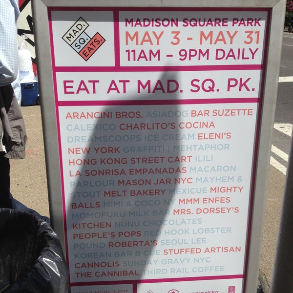 Photo taken at Mad. Sq. Eats by Allie P. on 5/3/2013