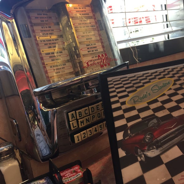 Photo taken at Rosie&#39;s Diner by Marilyn P. on 8/1/2018