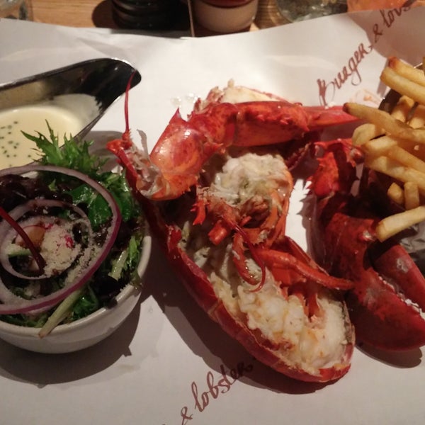 The lobster is such a good deal. Definitely get the lemon garlic butter! So yum!