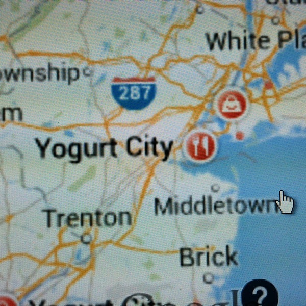 WARNING! Yogurt City is not a real city! It's just a place that sells really good yogurt.
